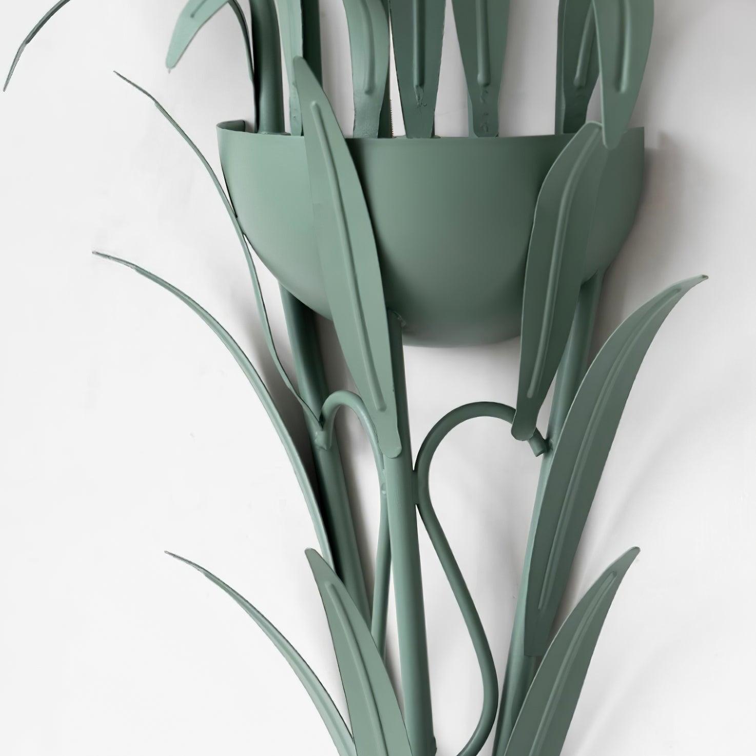 Lampada a stelo con fiore Beslyso