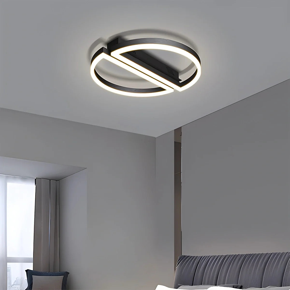 Zipler Dubbel Halfronde Plafondlamp