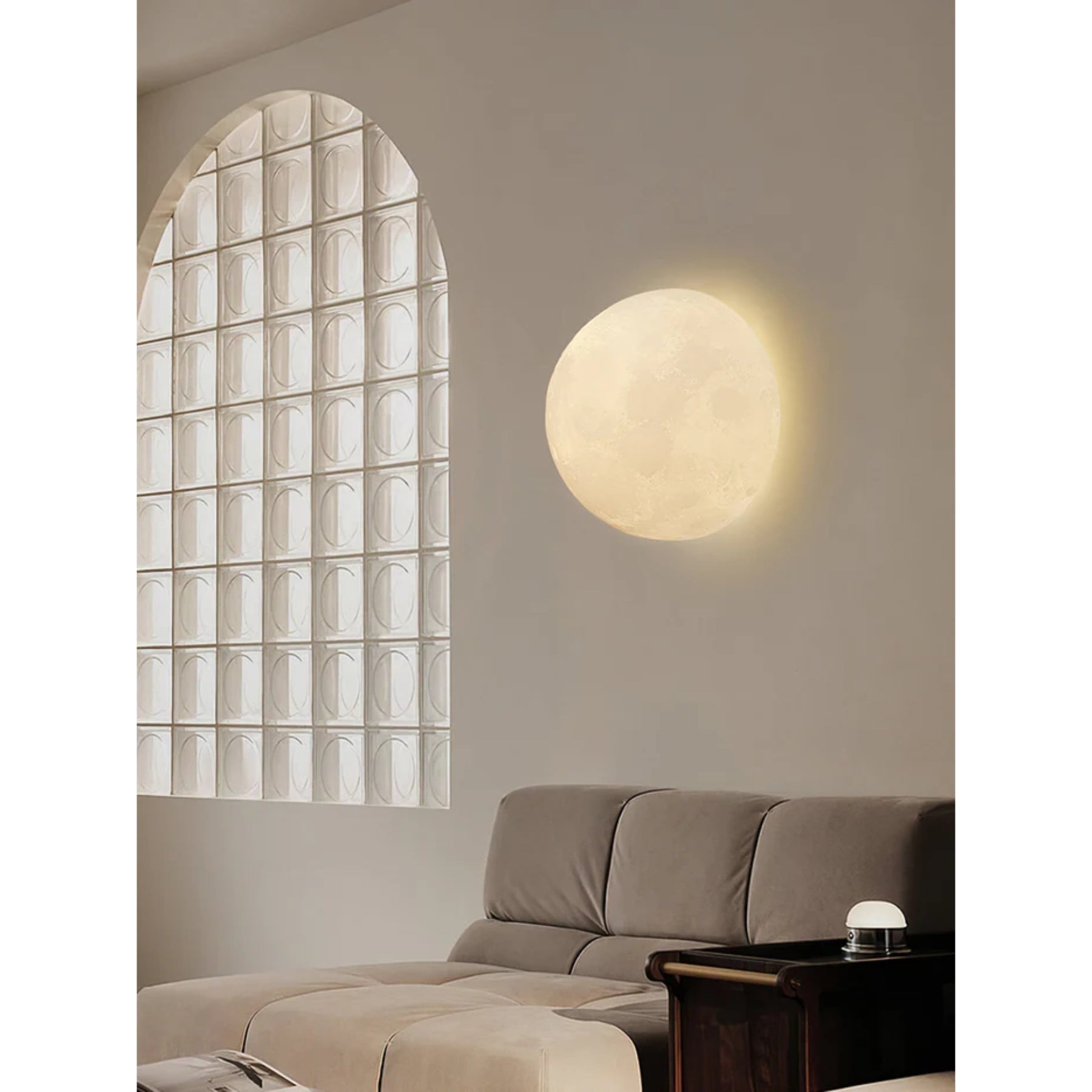 Tralvik Maanontwerp Wandlamp
