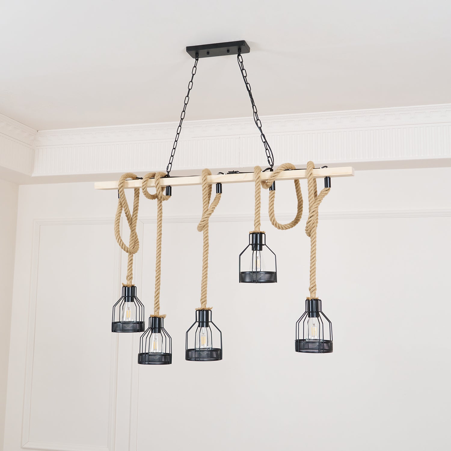Elesno Henneptouw Hanglamp