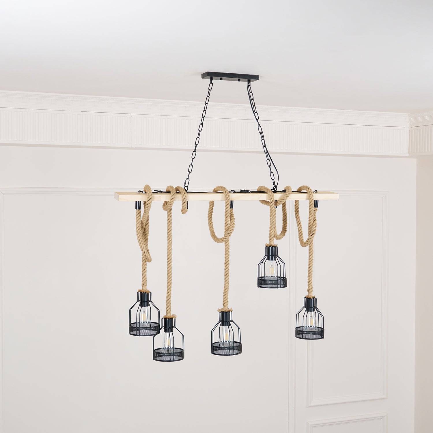 Elesno Henneptouw Hanglamp