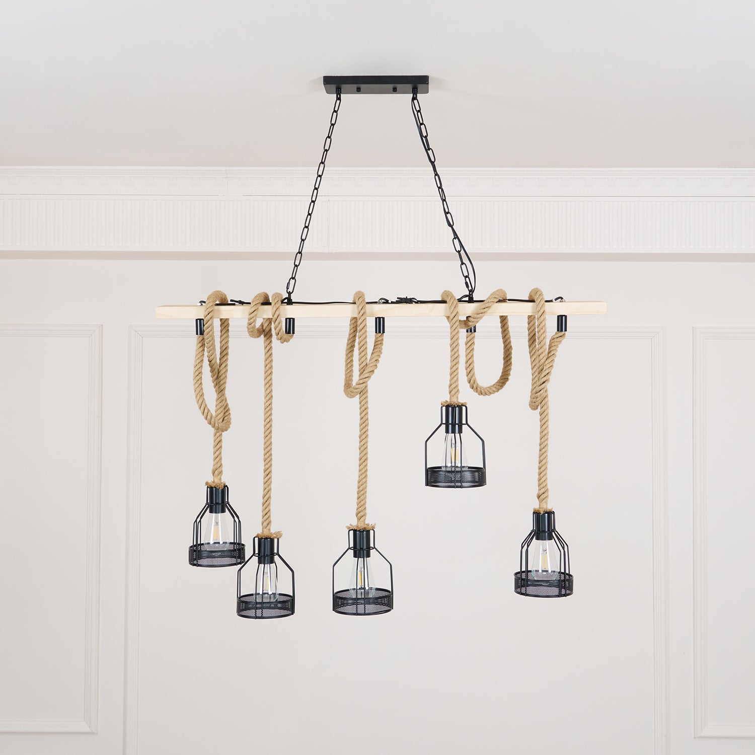 Elesno Henneptouw Hanglamp