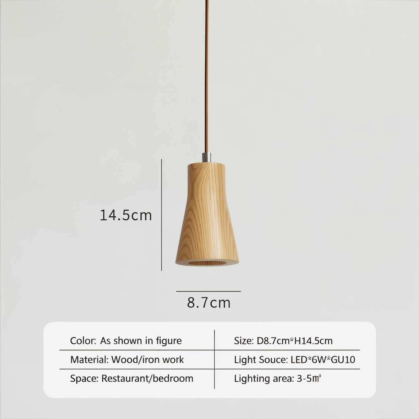 Zenvo Houten Hanglamp