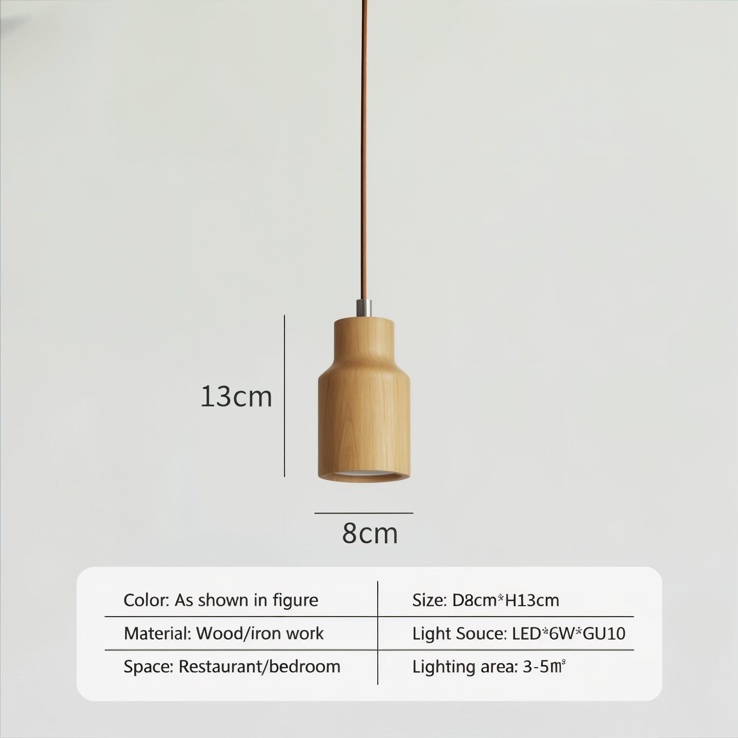 Zenvo Houten Hanglamp