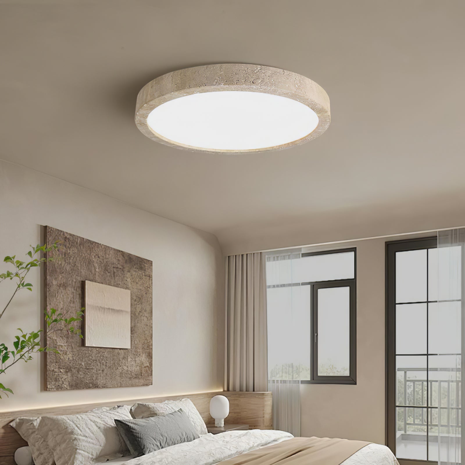 Holizon Travertijn Plafondlamp