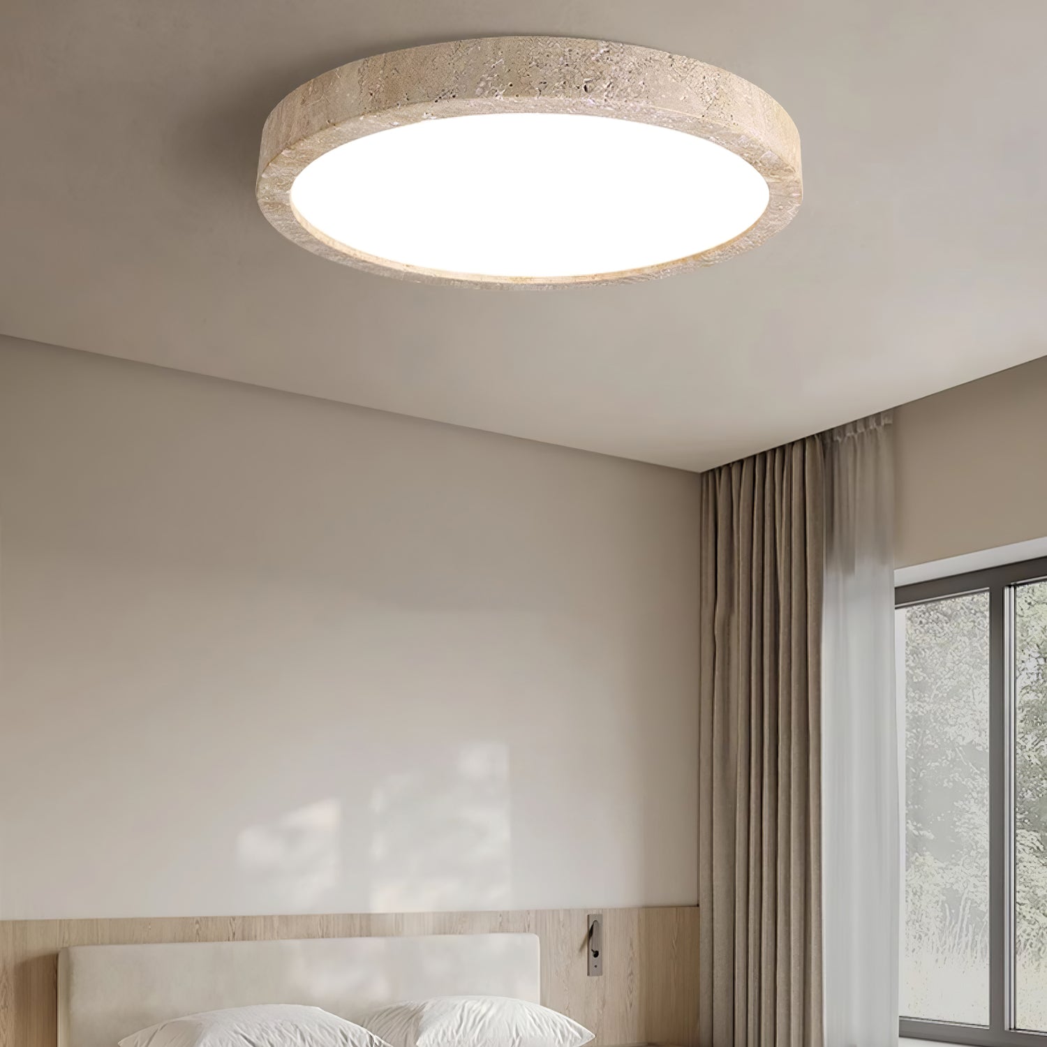 Holizon Travertijn Plafondlamp