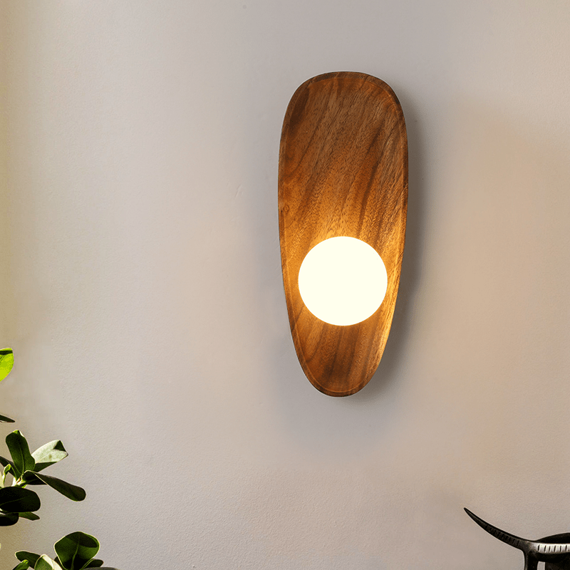 Oza Houten Wandlamp