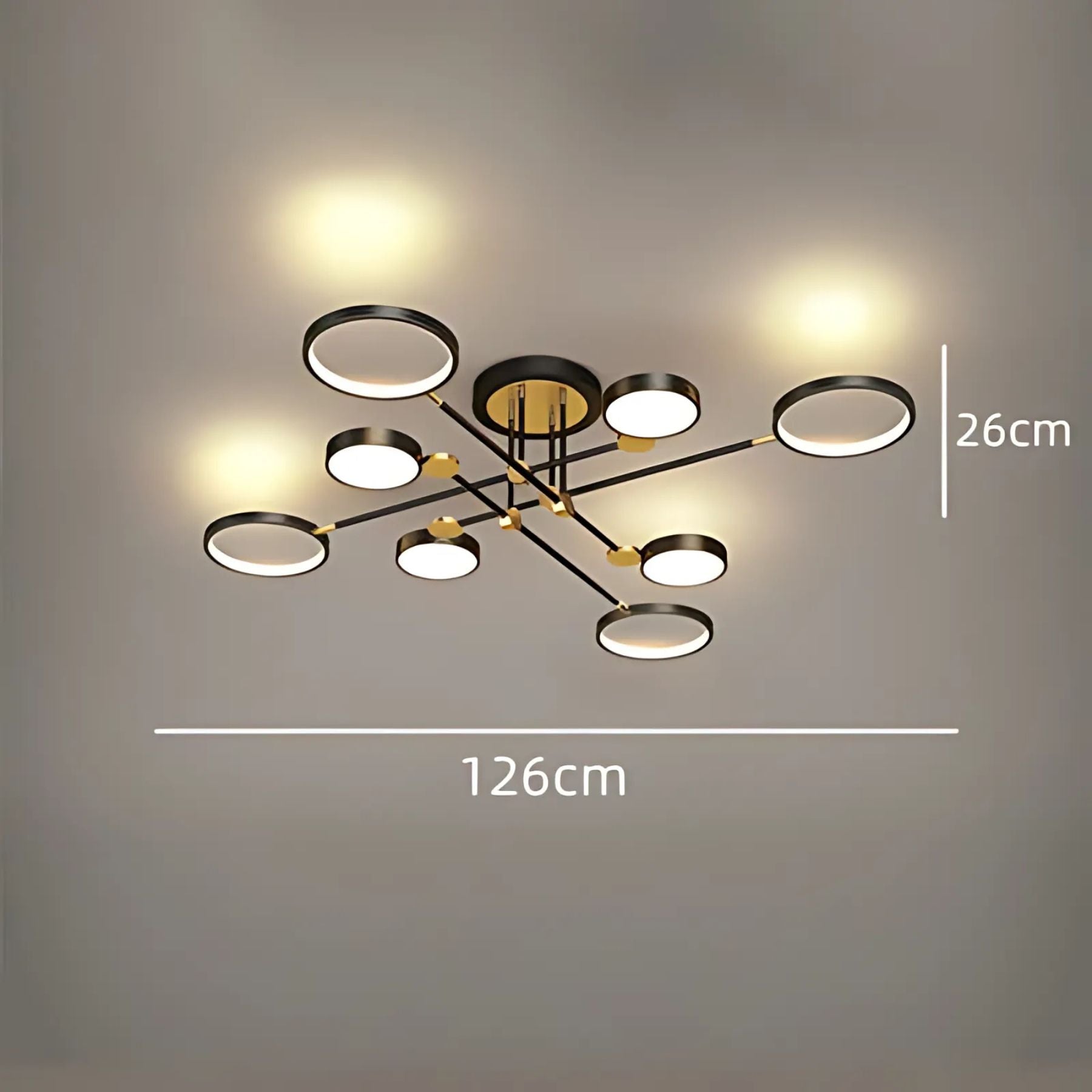 Zilzeno Ringdesign Plafondlamp