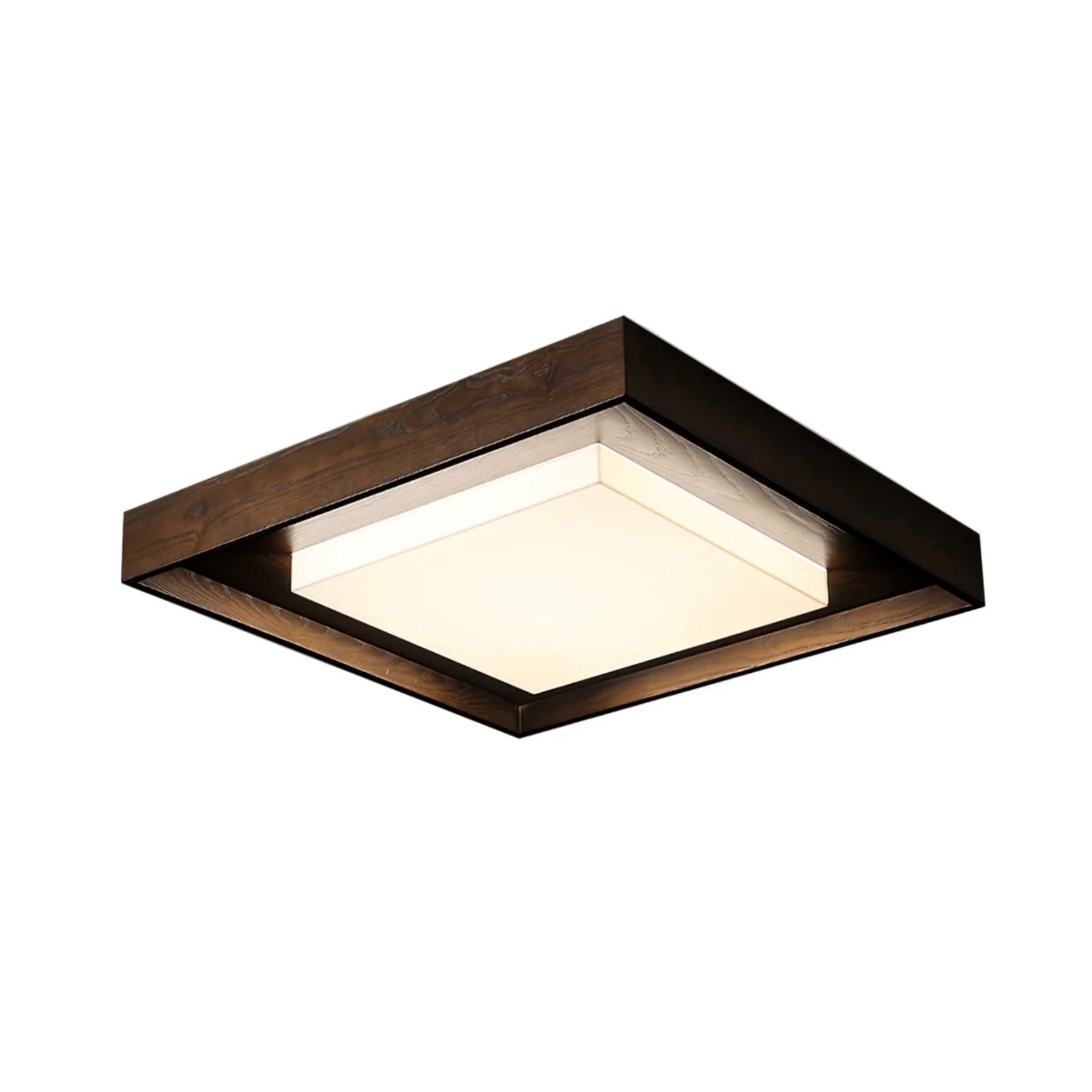 Lampada da soffitto Konise con struttura in legno stile Japandi