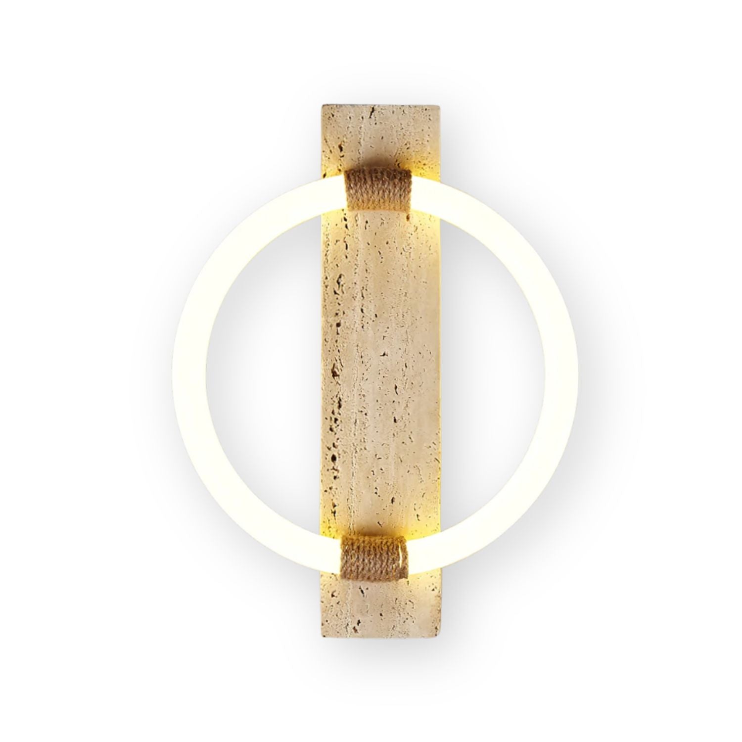 Nys Ring Design Natuursteen Wandlamp