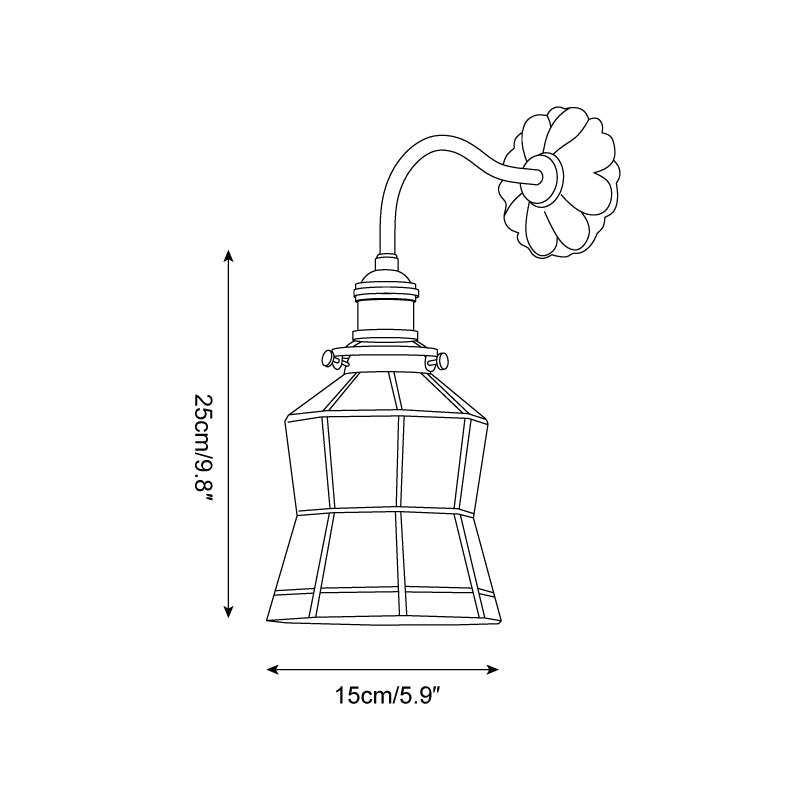 Lampada da parete Jovine Tiffany