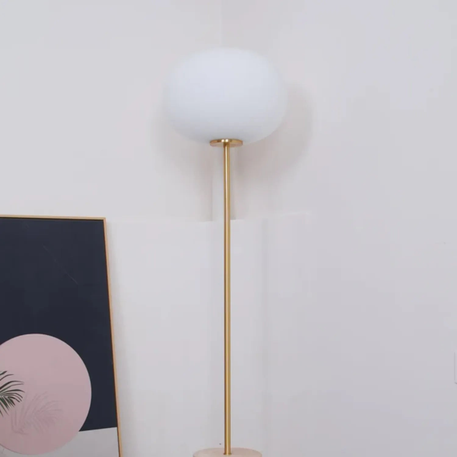 Lampada da pavimento Jowesa Travertino