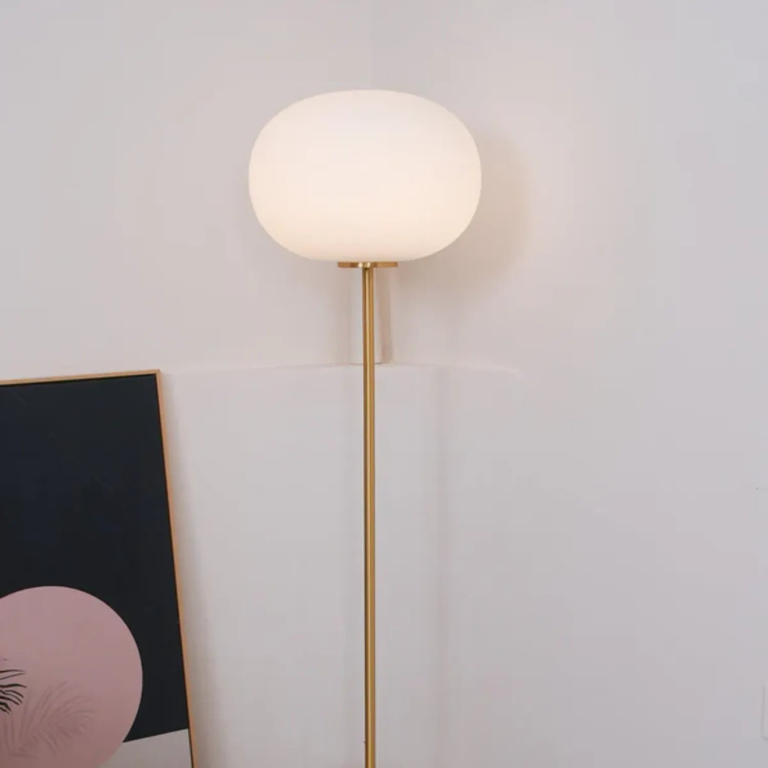 Lampada da pavimento Jowesa Travertino