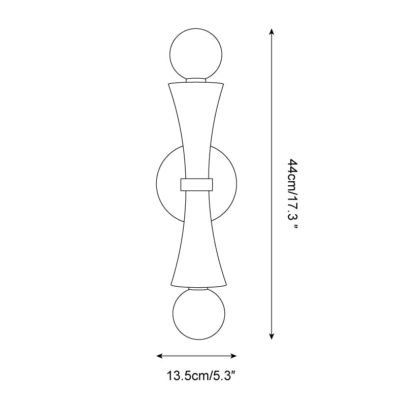 Keyta Natuursteen Wandlamp