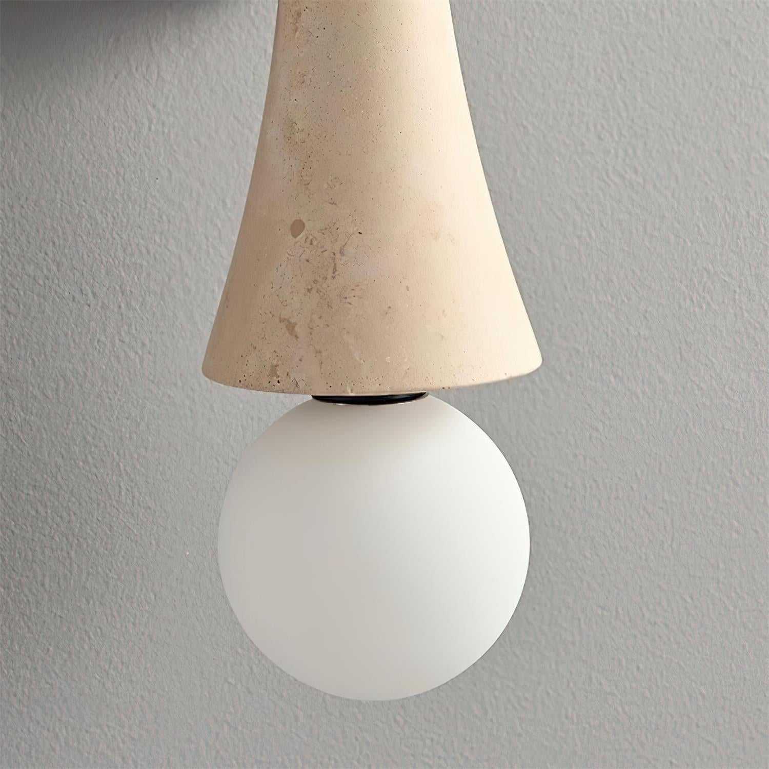 Keyta Natuursteen Wandlamp