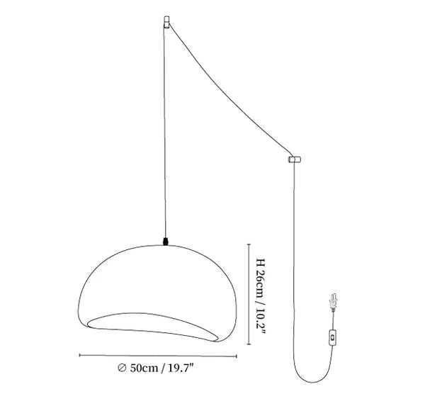 Kamara Plug In Hanglamp
