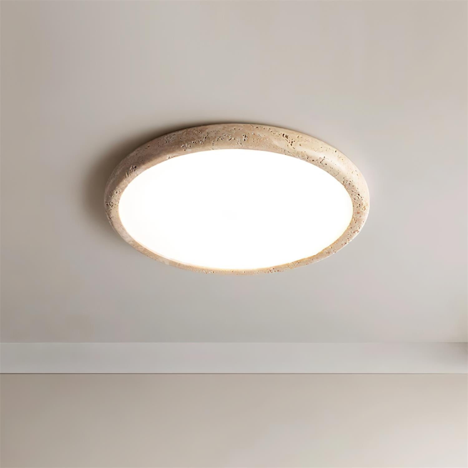 Elbato Travertijn Plafondlamp