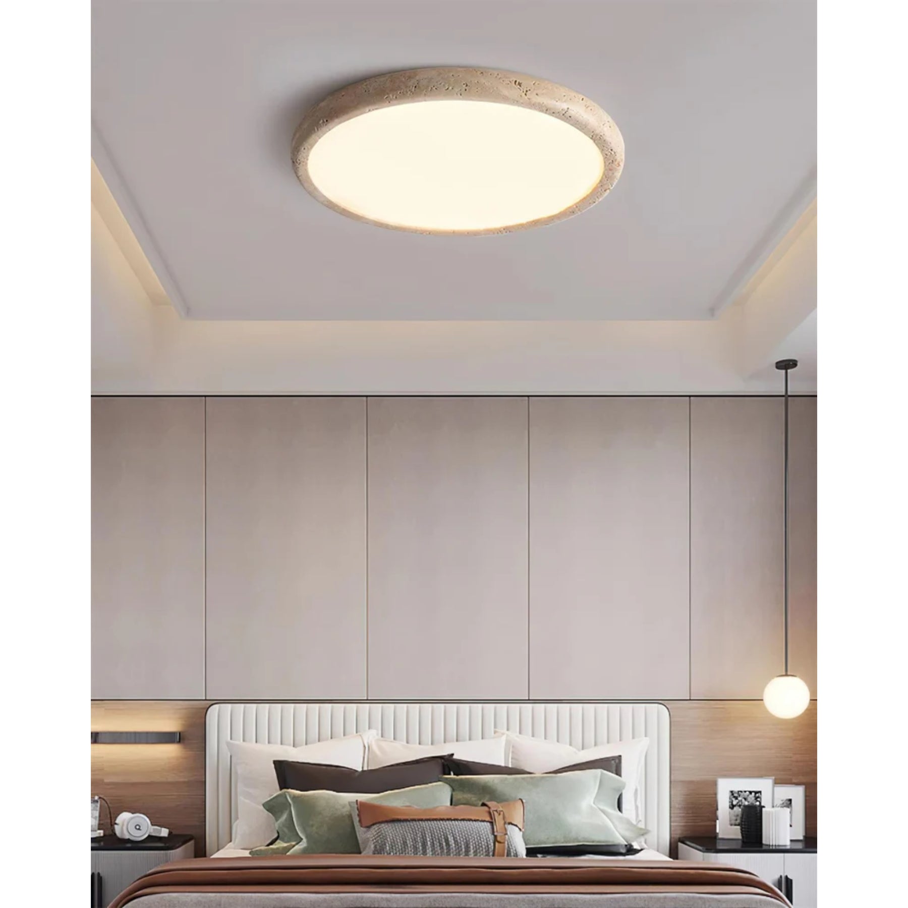 Elbato Travertijn Plafondlamp