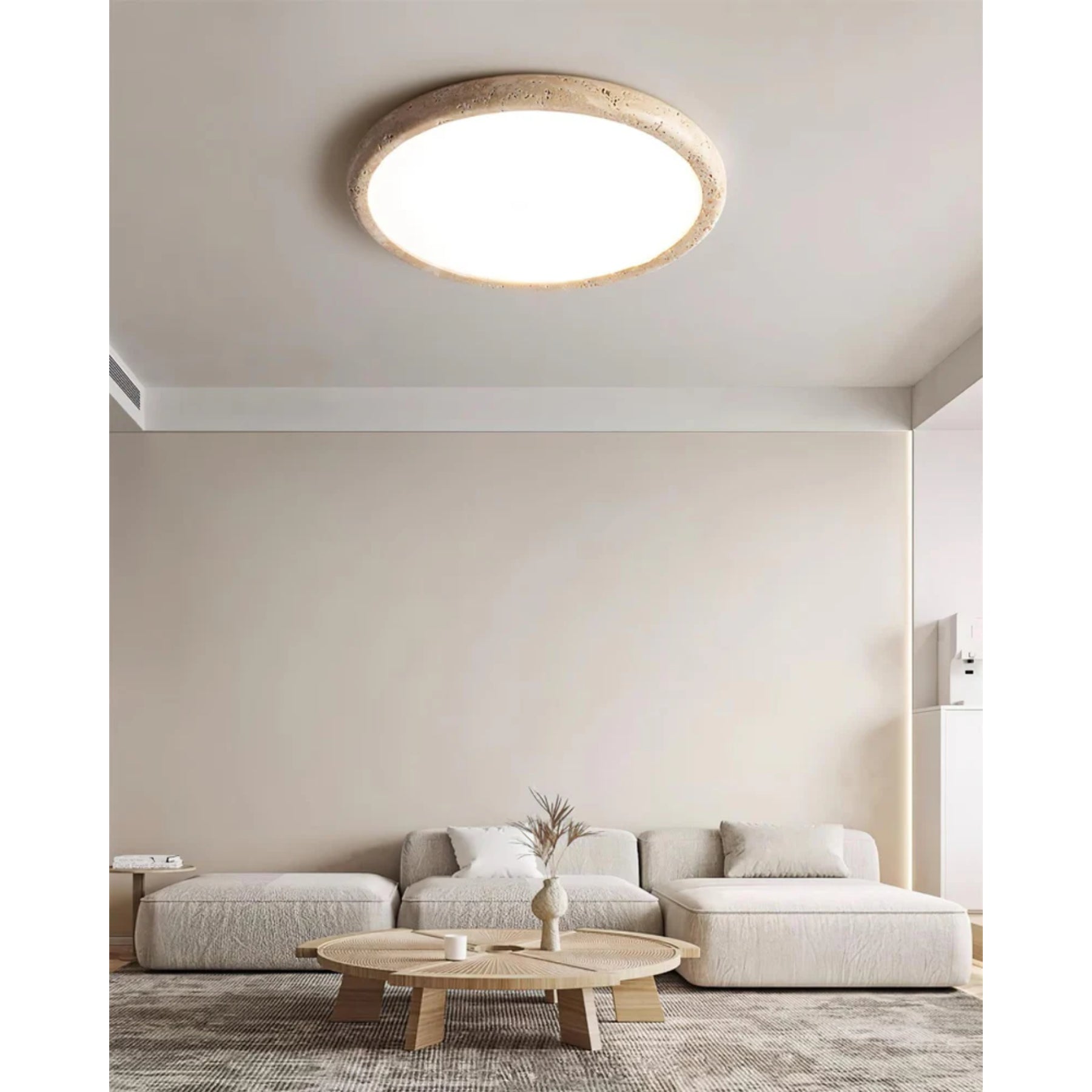 Elbato Travertijn Plafondlamp