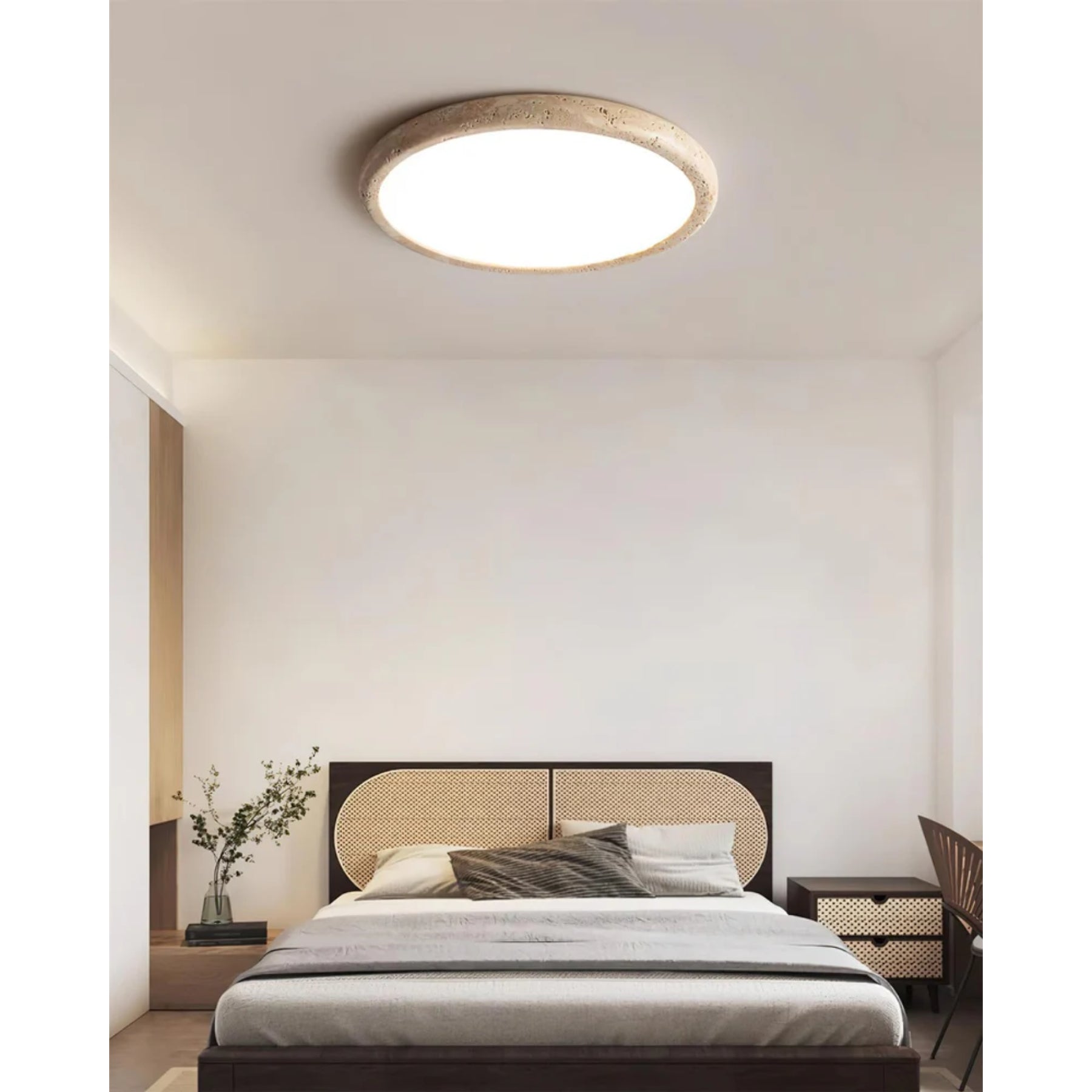 Elbato Travertijn Plafondlamp