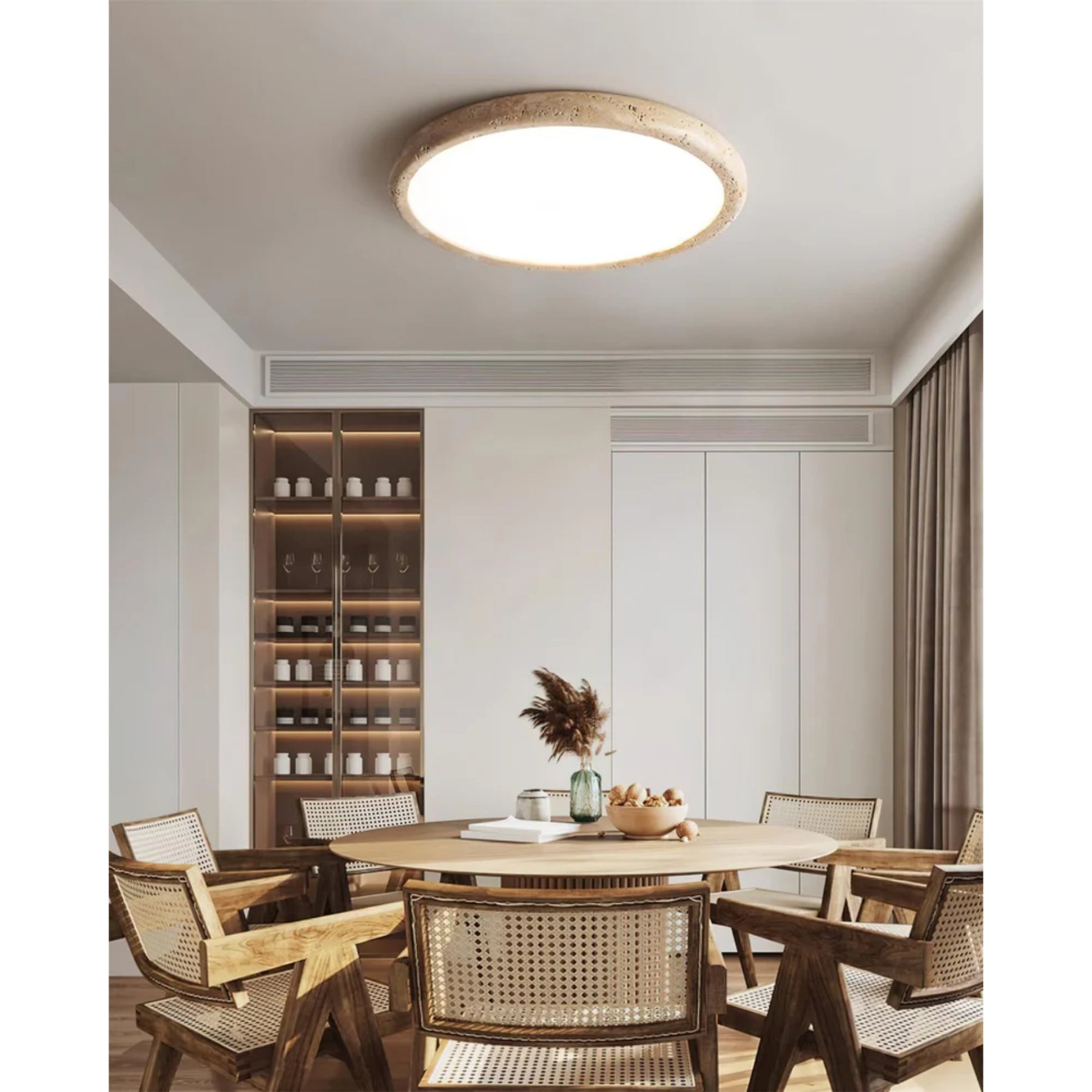 Elbato Travertijn Plafondlamp