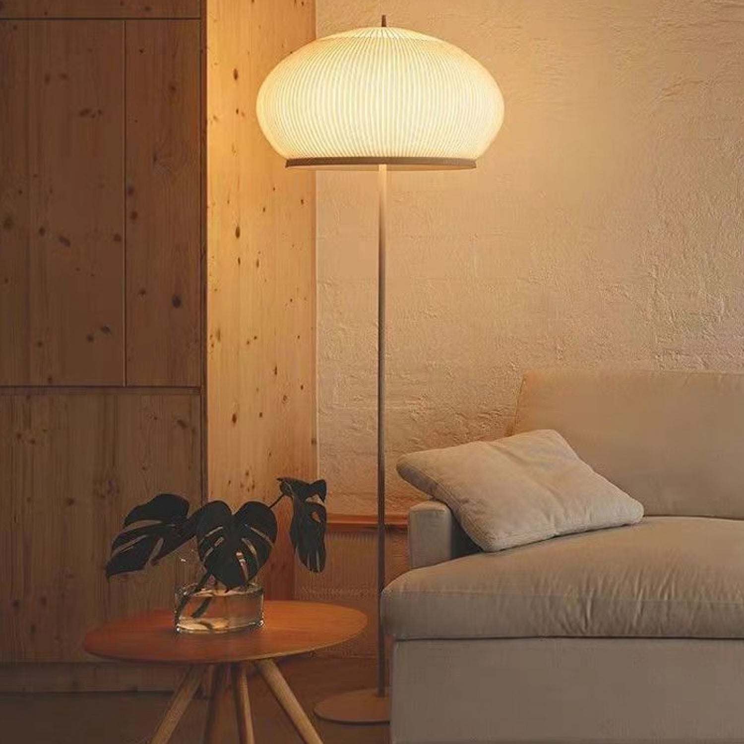 Lampada da pavimento Mirelo Japandi