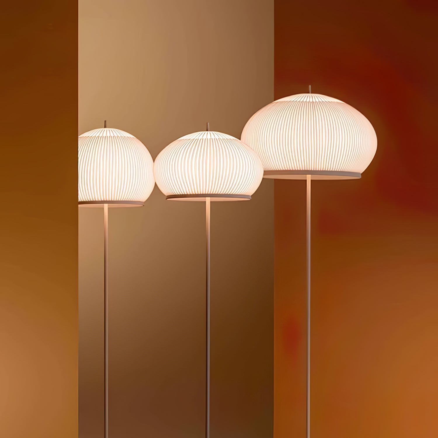 Lampada da pavimento Mirelo Japandi