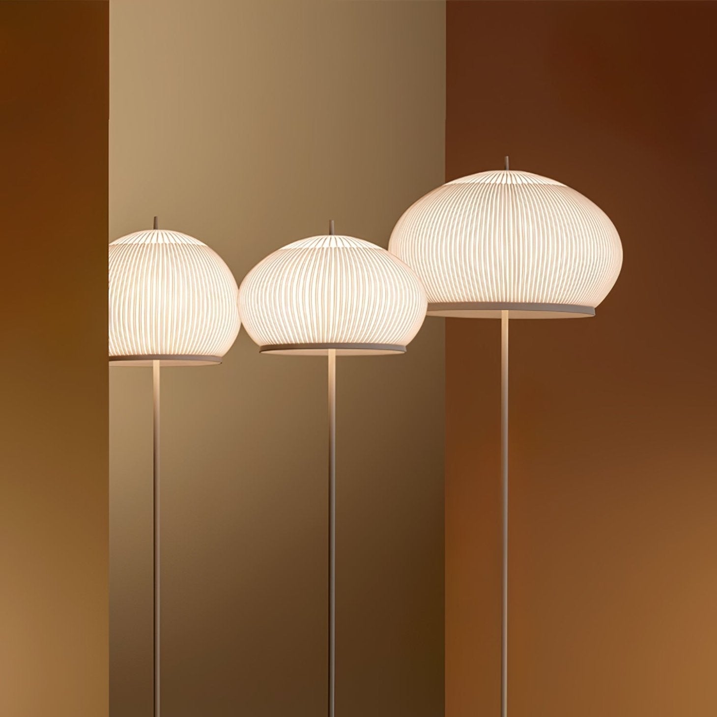 Lampada da pavimento Mirelo Japandi