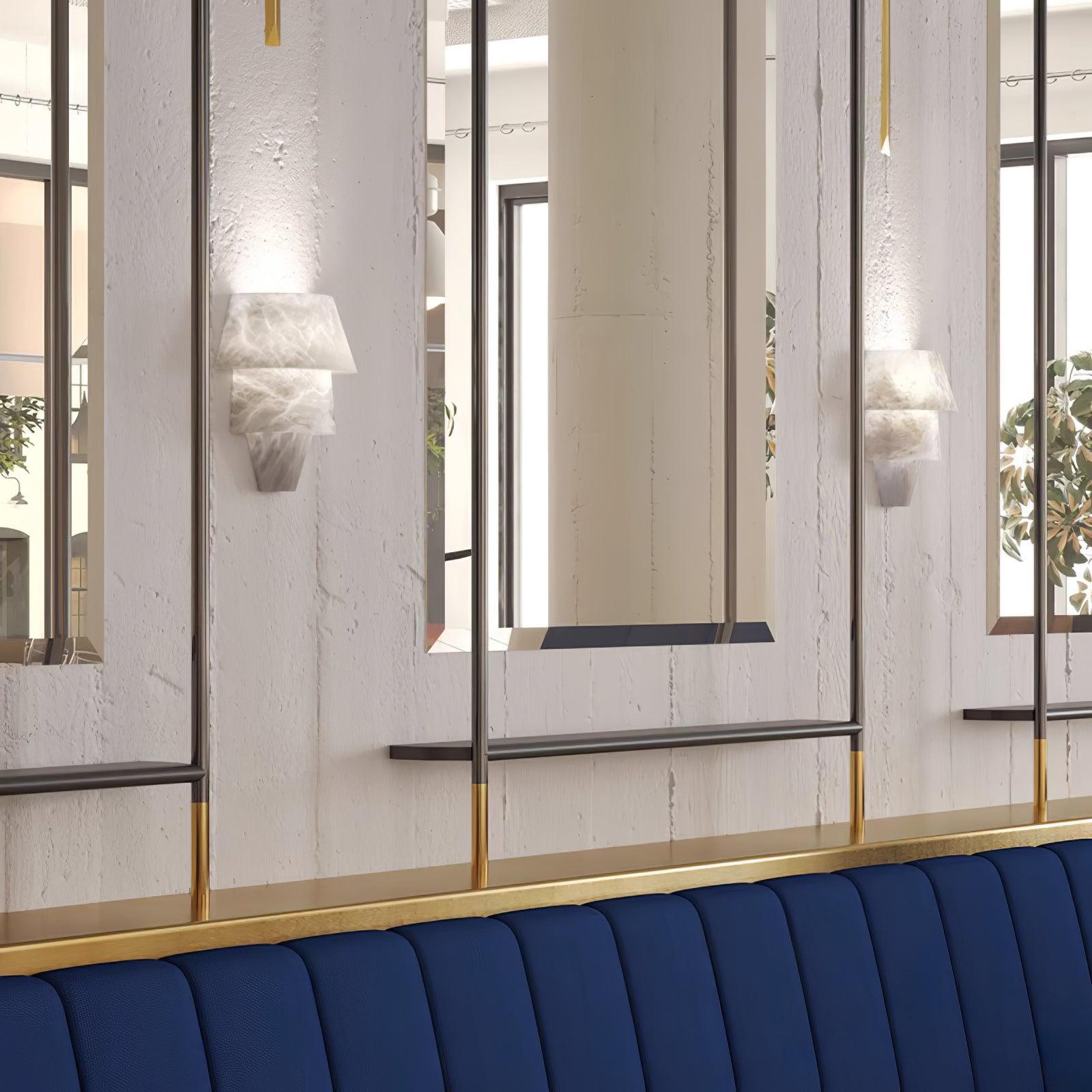 Rosvani Albaster Wandlamp
