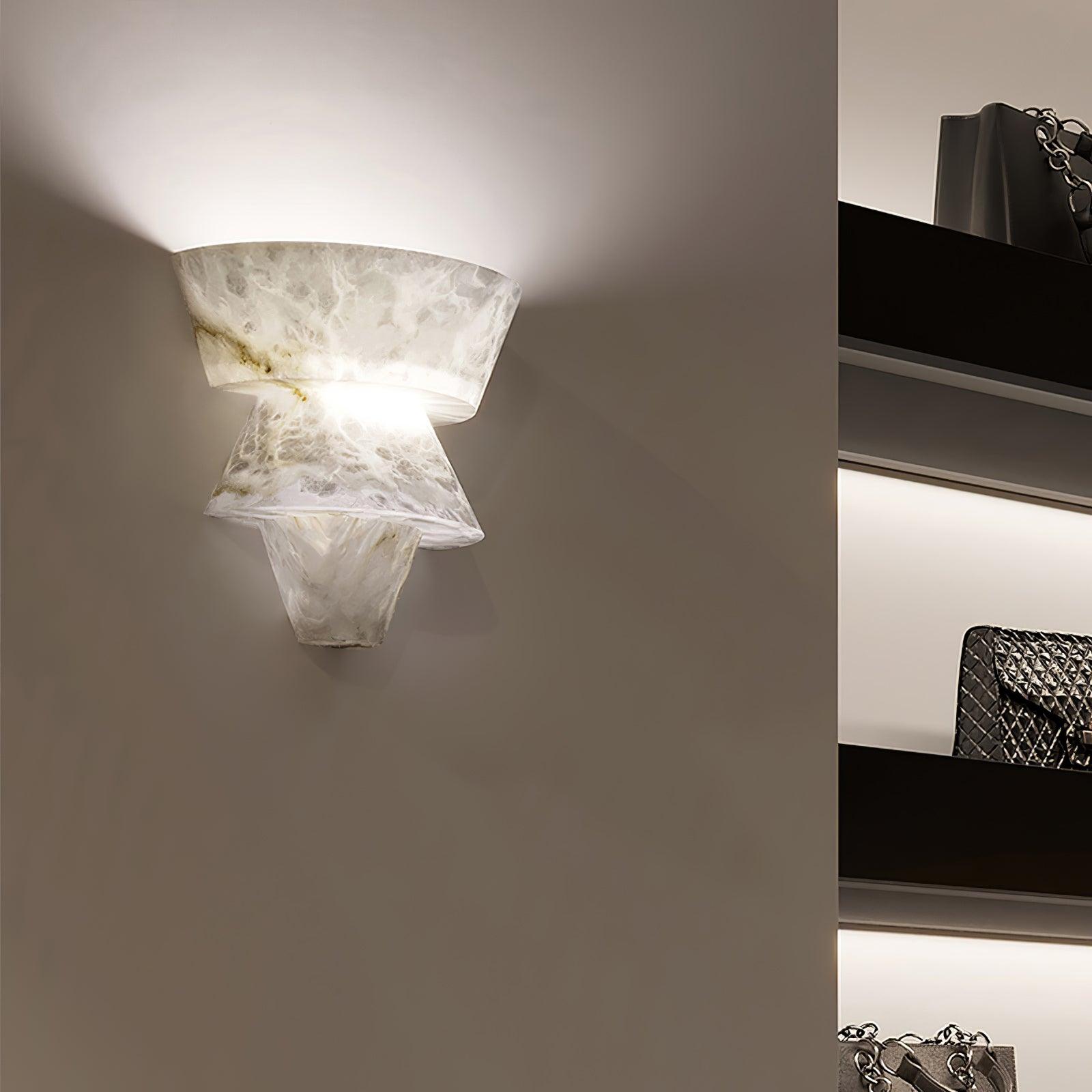 Rosvani Albaster Wandlamp