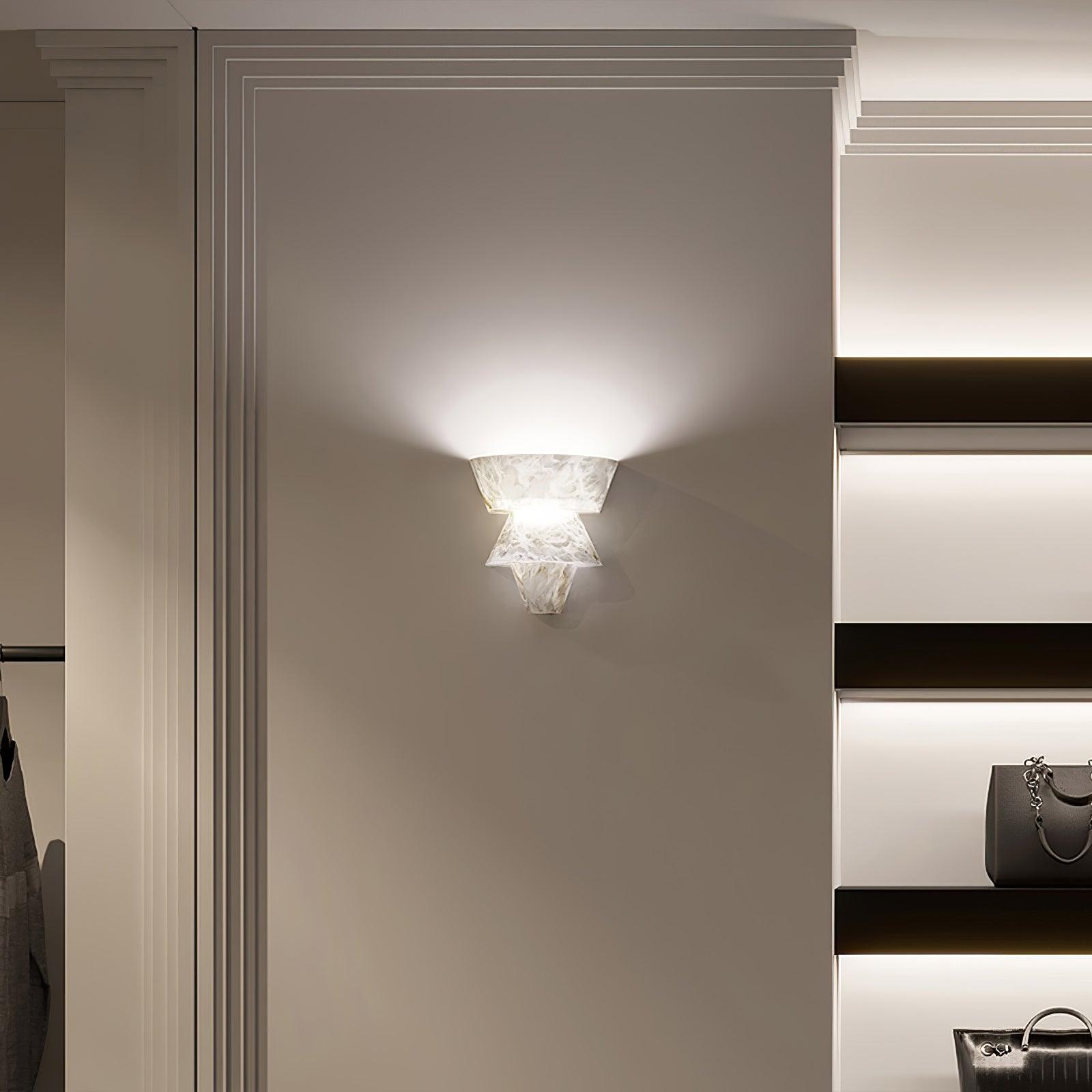 Rosvani Albaster Wandlamp