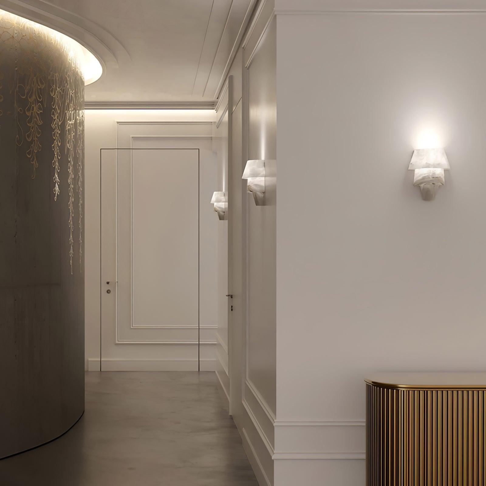 Rosvani Albaster Wandlamp