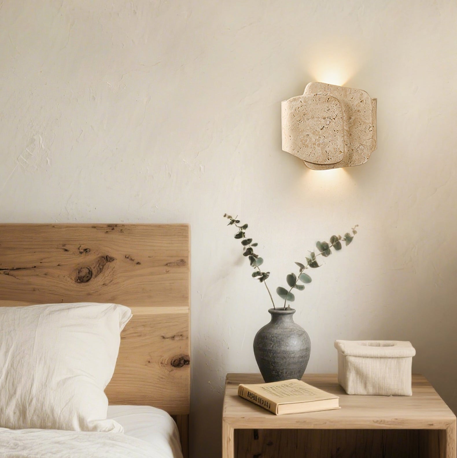 Bova Overlap Natuursteen Wandlamp