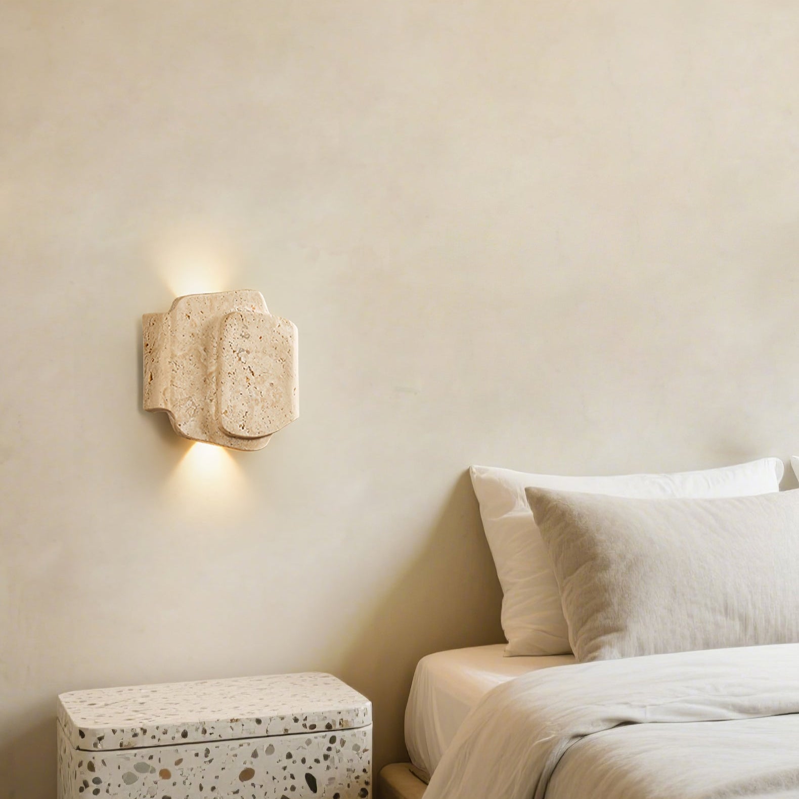 Bova Overlap Natuursteen Wandlamp