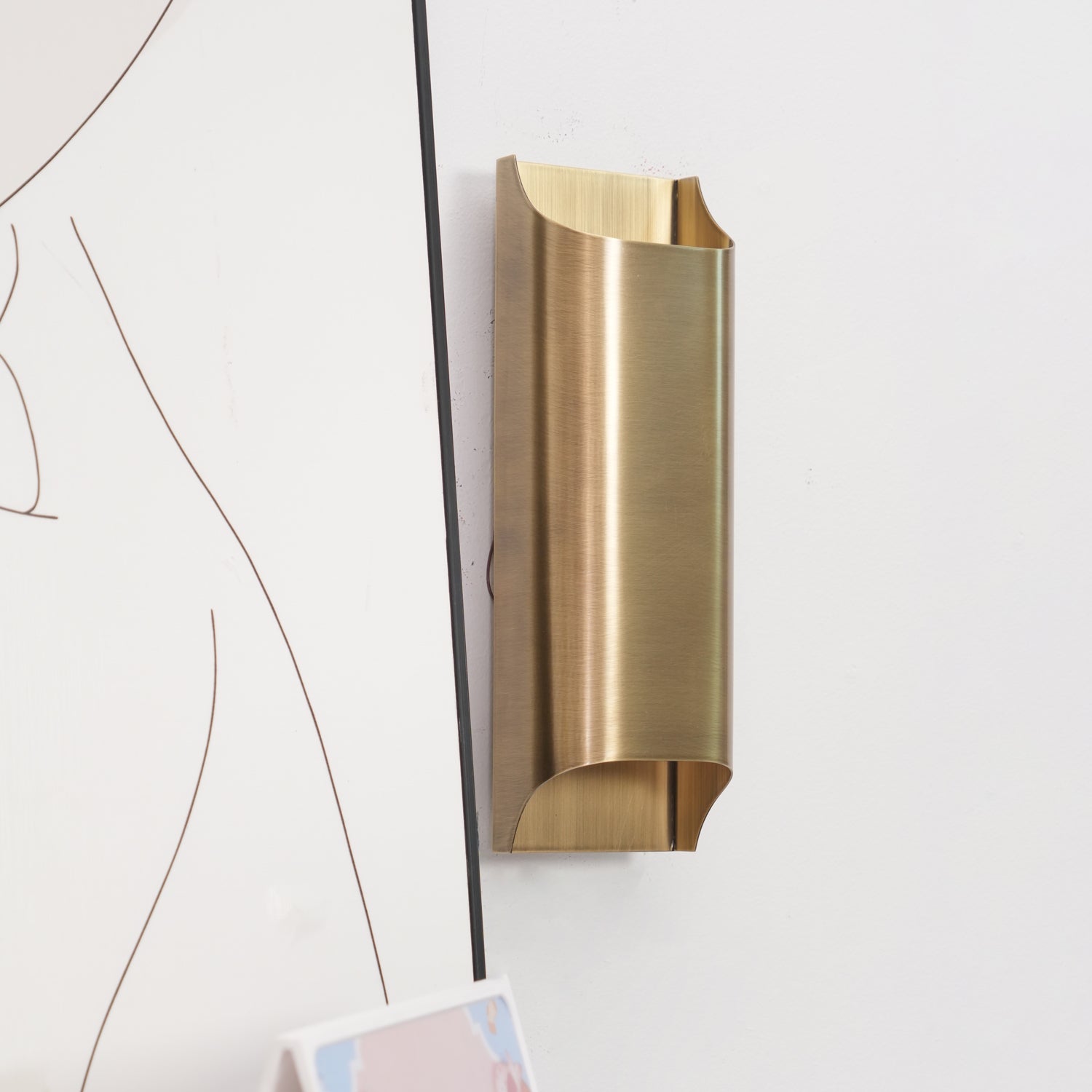 Lelo Messing Wandlamp