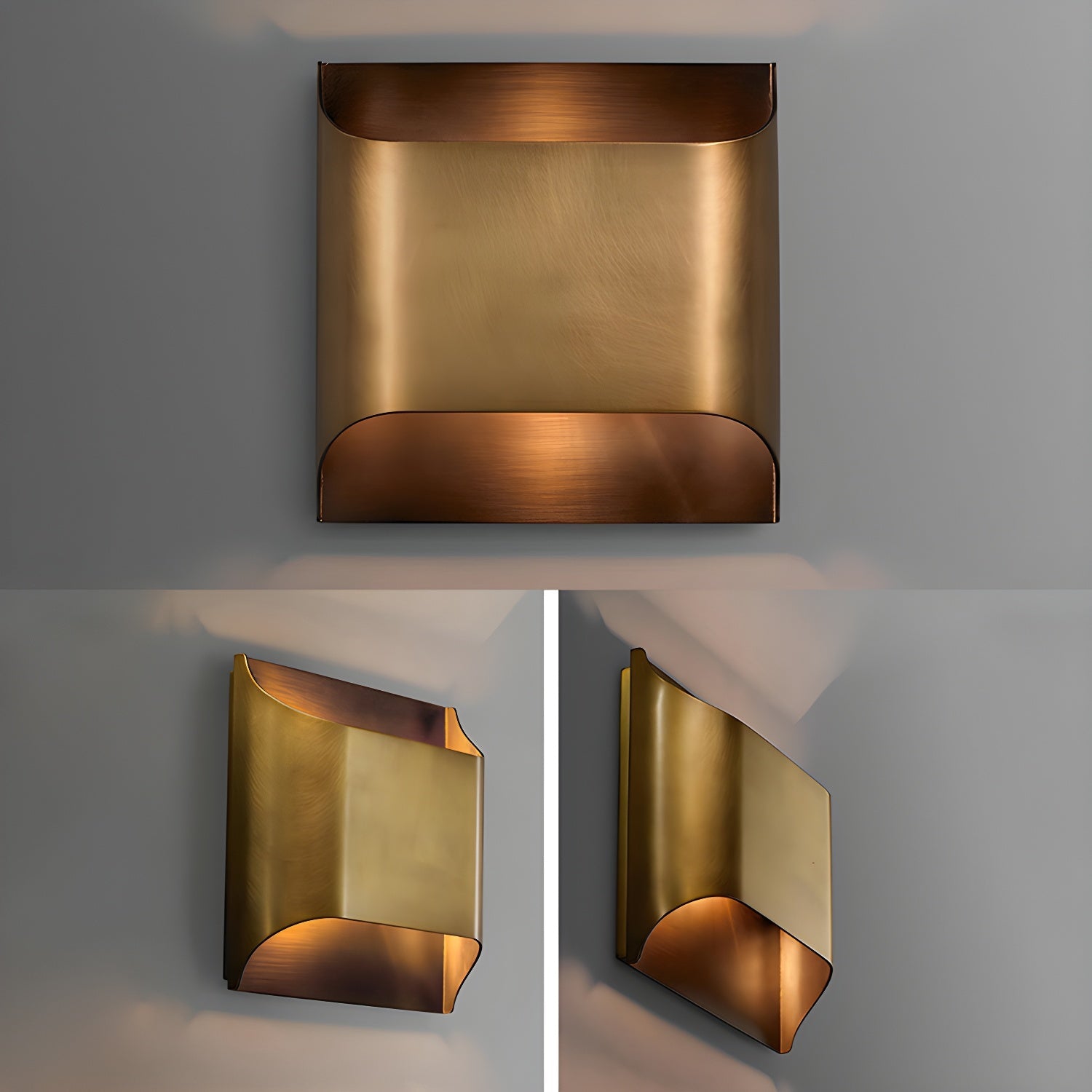 Lelo Messing Wandlamp