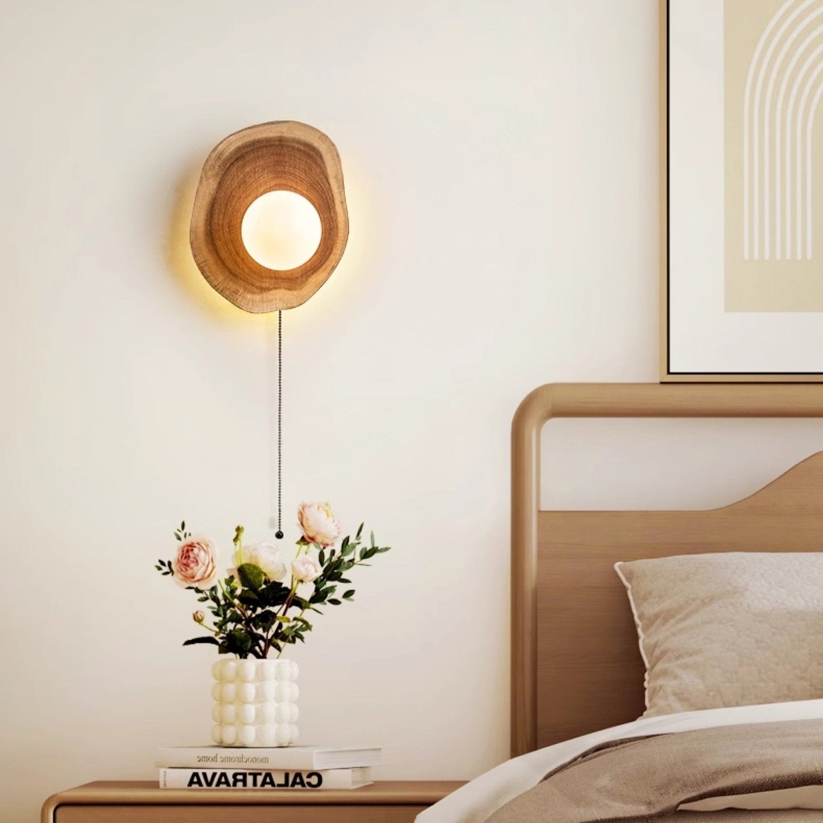 Legima Lampada da Parete in Legno