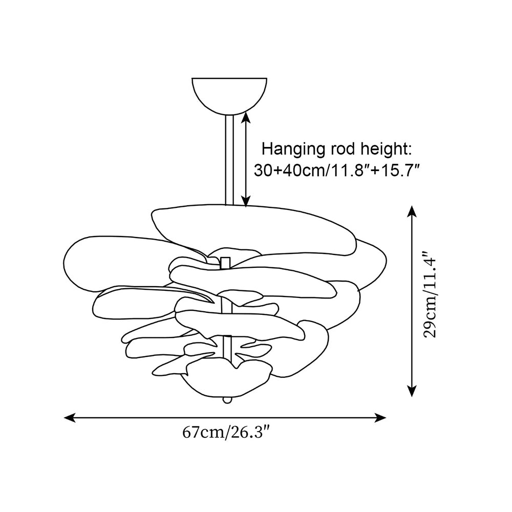 Linsey Flower Plafondlamp