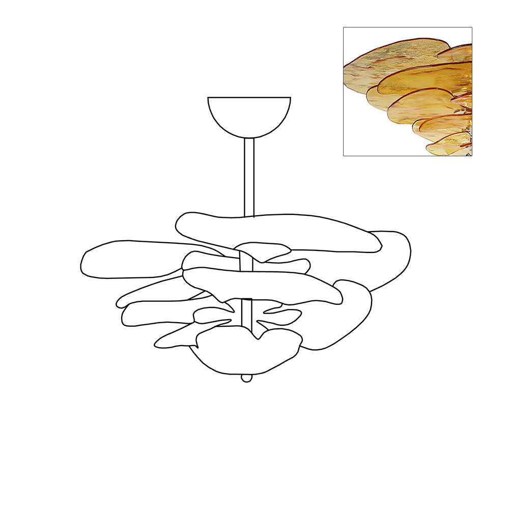 Linsey Flower Plafondlamp