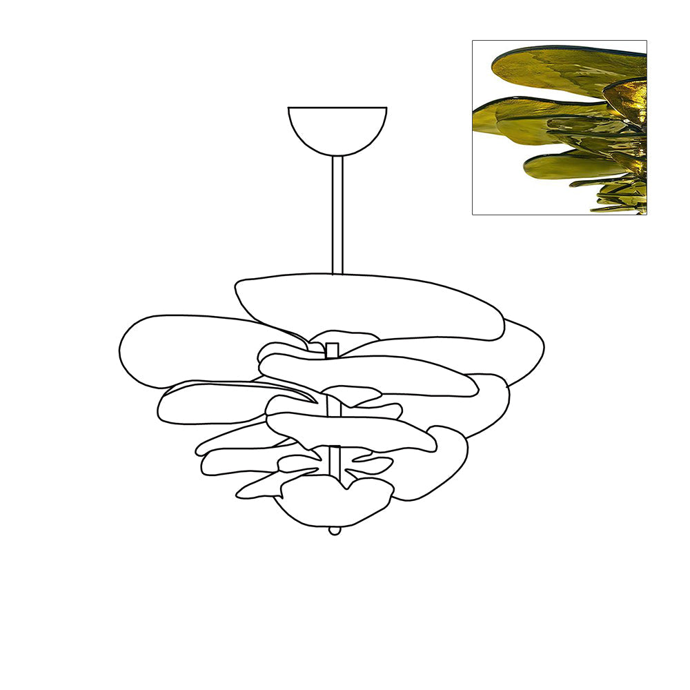Linsey Flower Plafondlamp