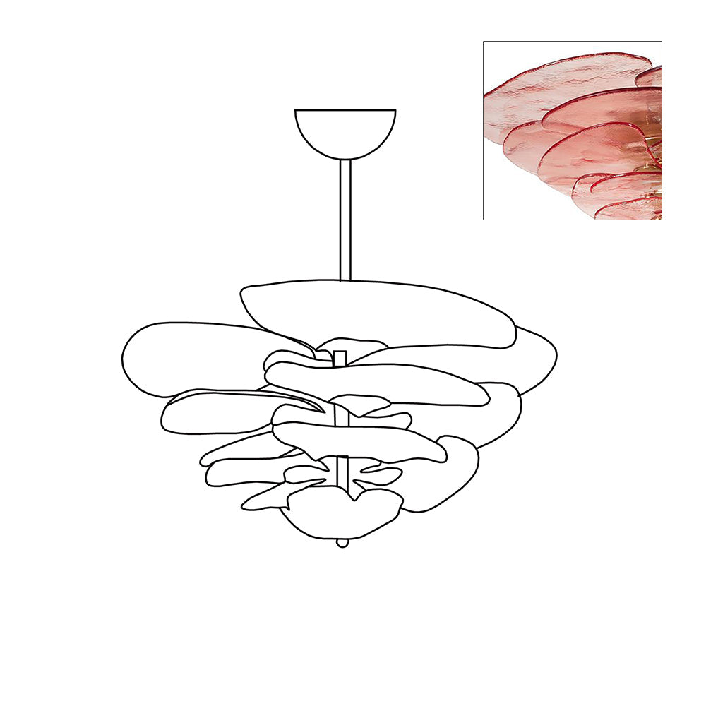 Linsey Flower Plafondlamp
