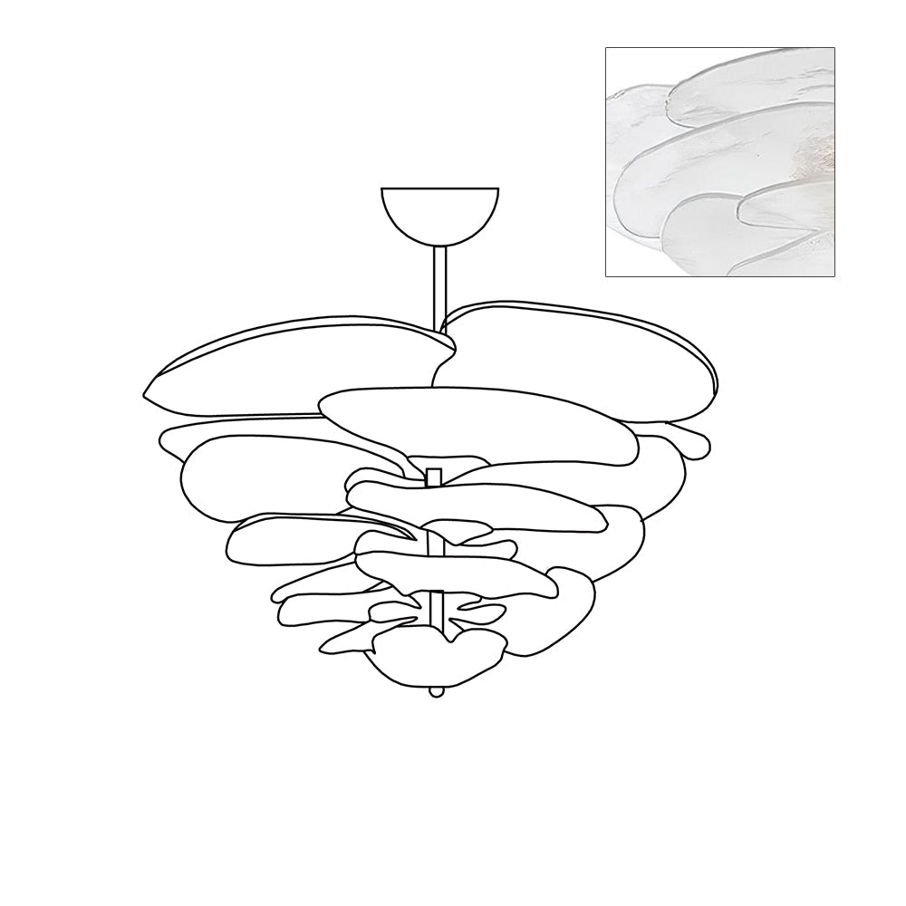 Linsey Flower Plafondlamp