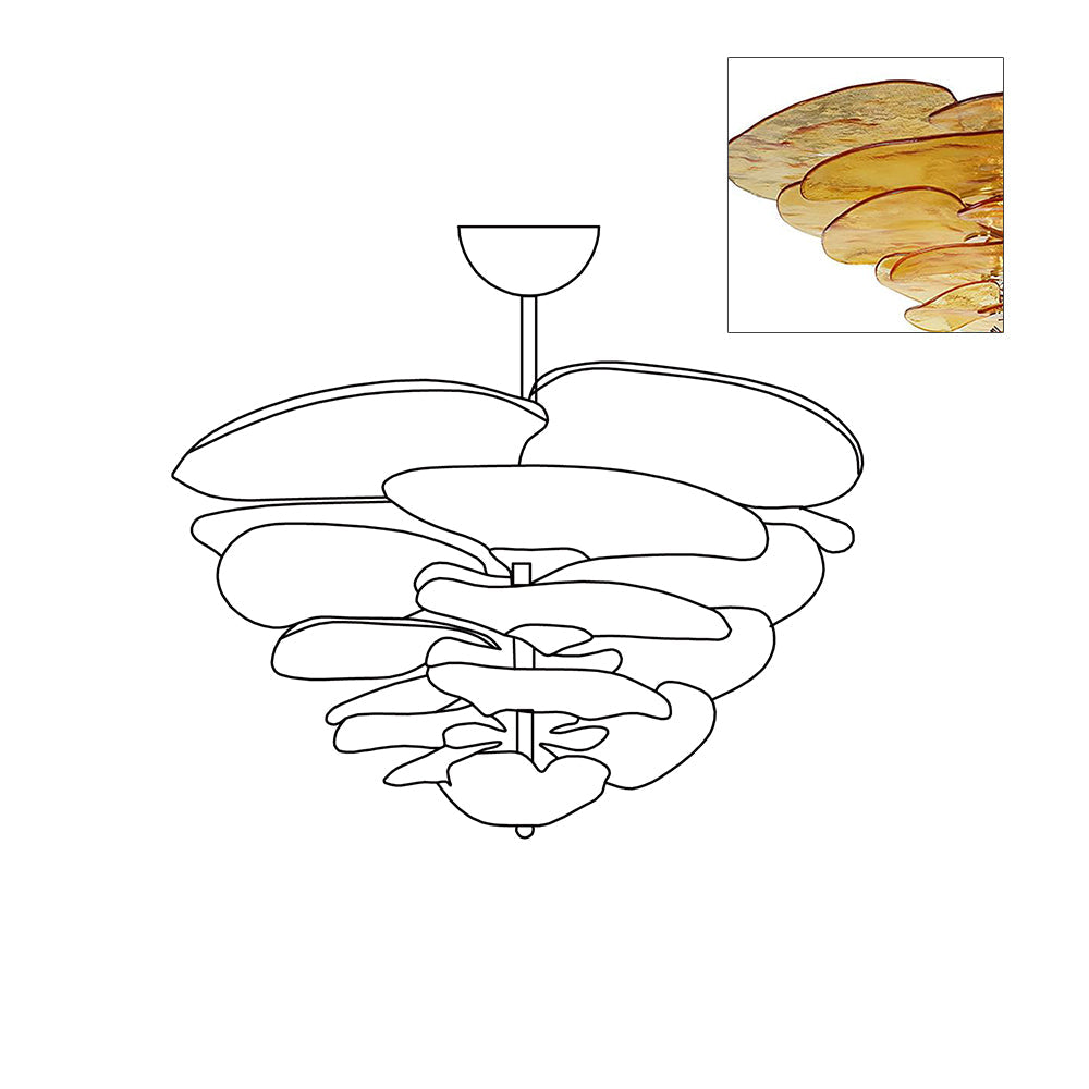 Linsey Flower Plafondlamp