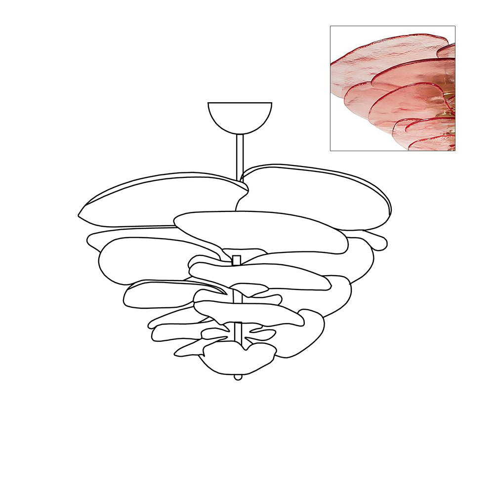 Linsey Flower Plafondlamp
