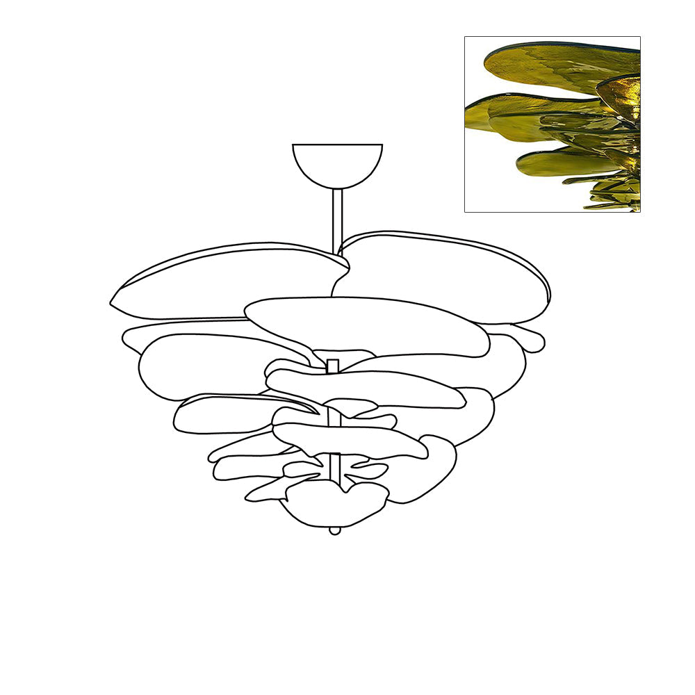 Linsey Flower Plafondlamp