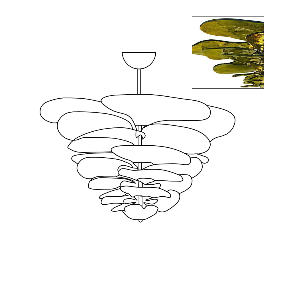 Linsey Flower Plafondlamp