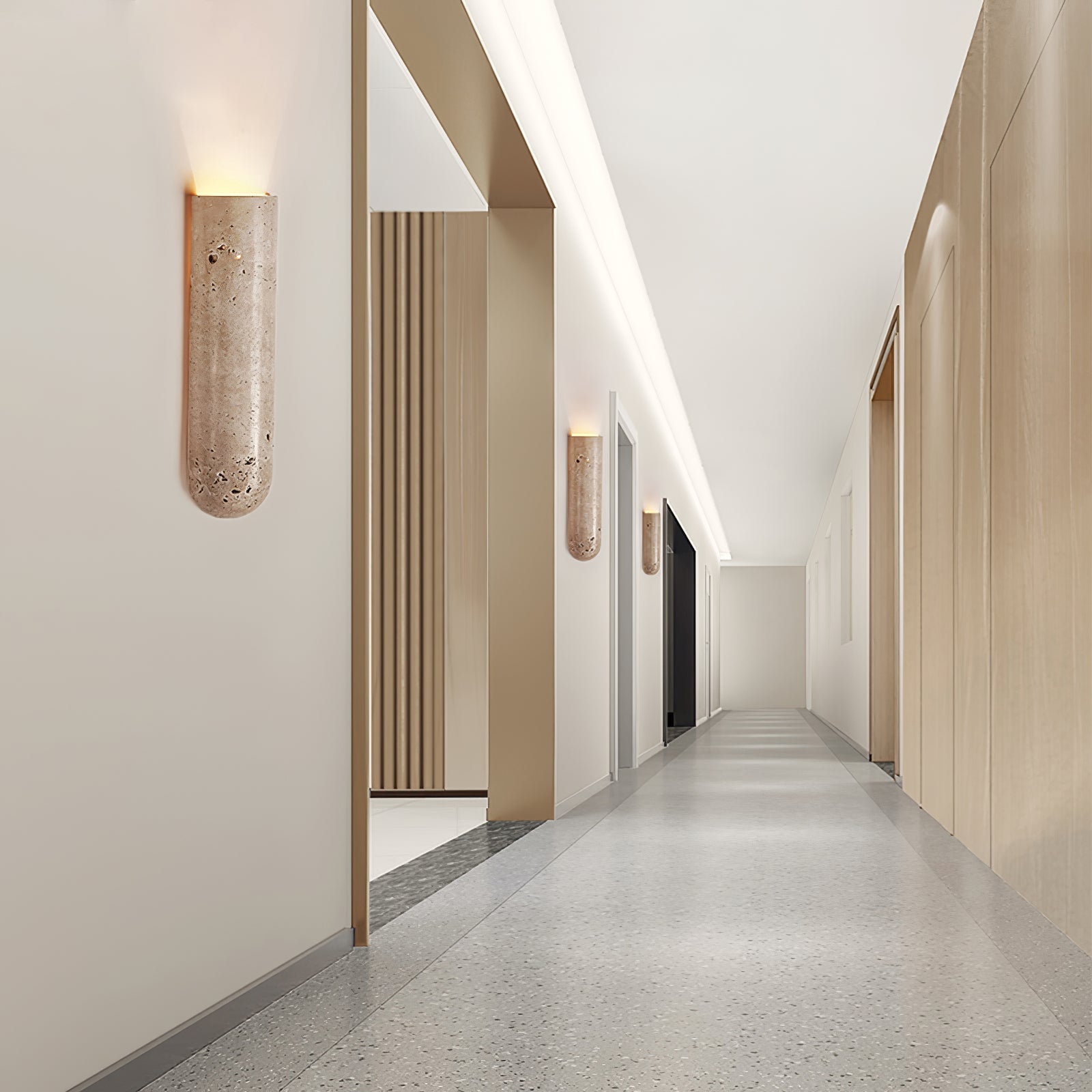 Liozane Travertijn Wandlamp