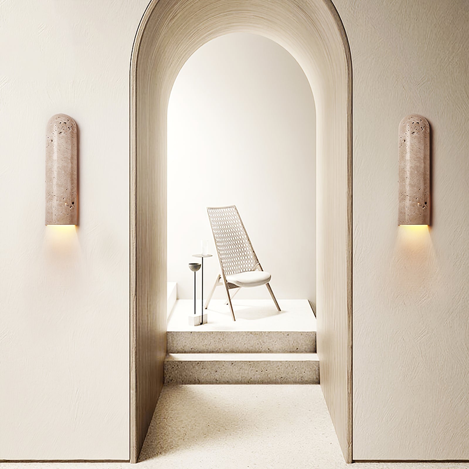 Liozane Travertijn Wandlamp