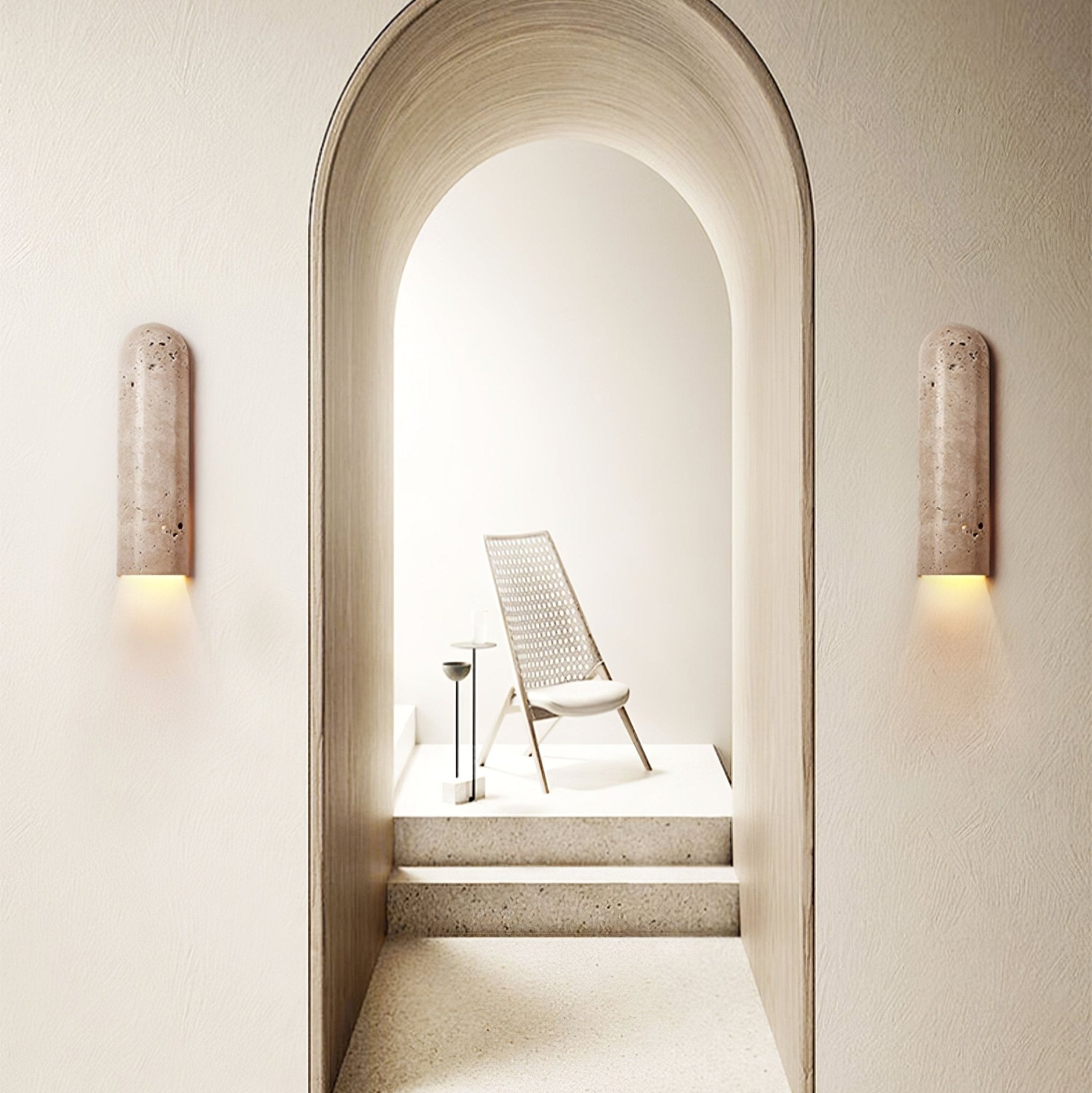 Liozane Travertijn Wandlamp