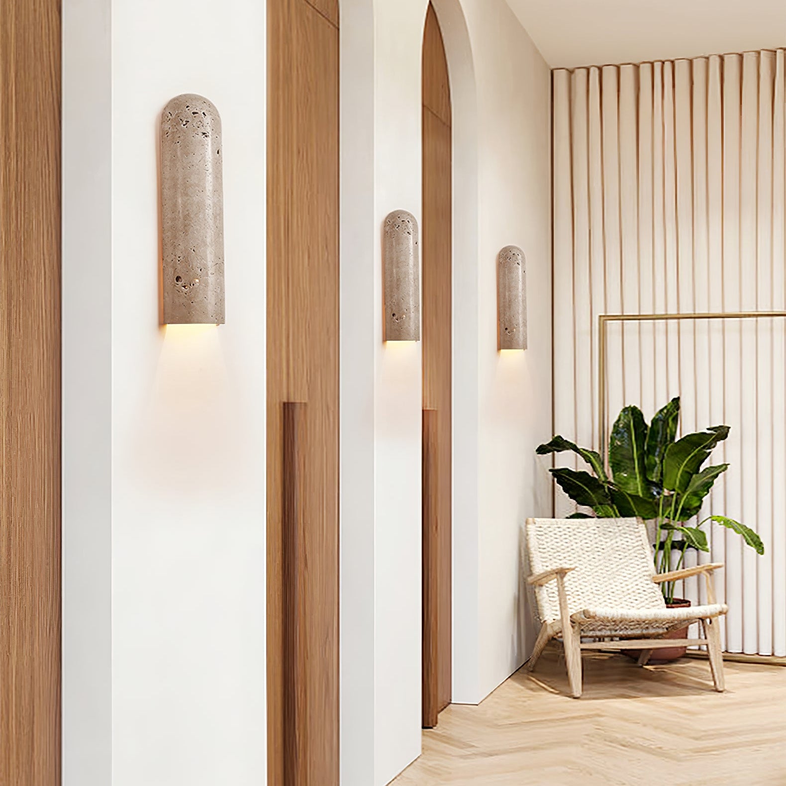 Liozane Travertijn Wandlamp